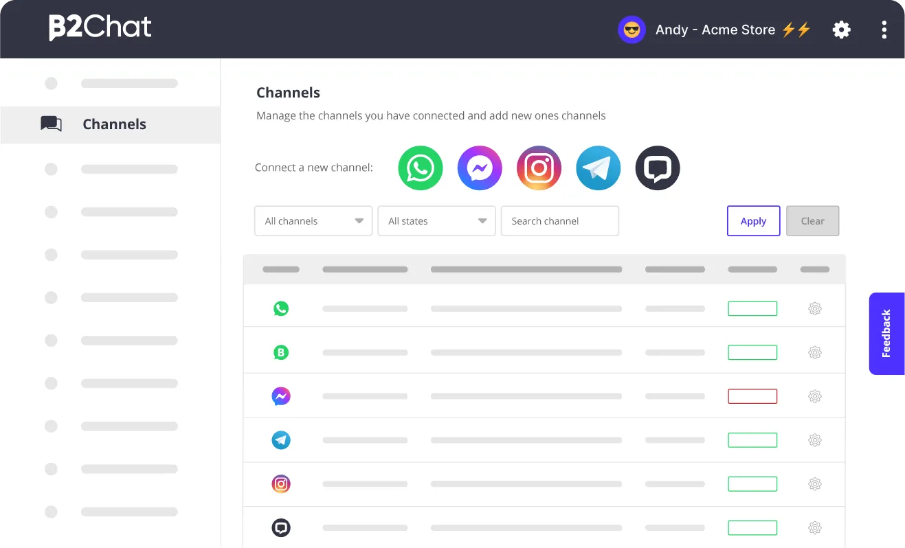 app channels