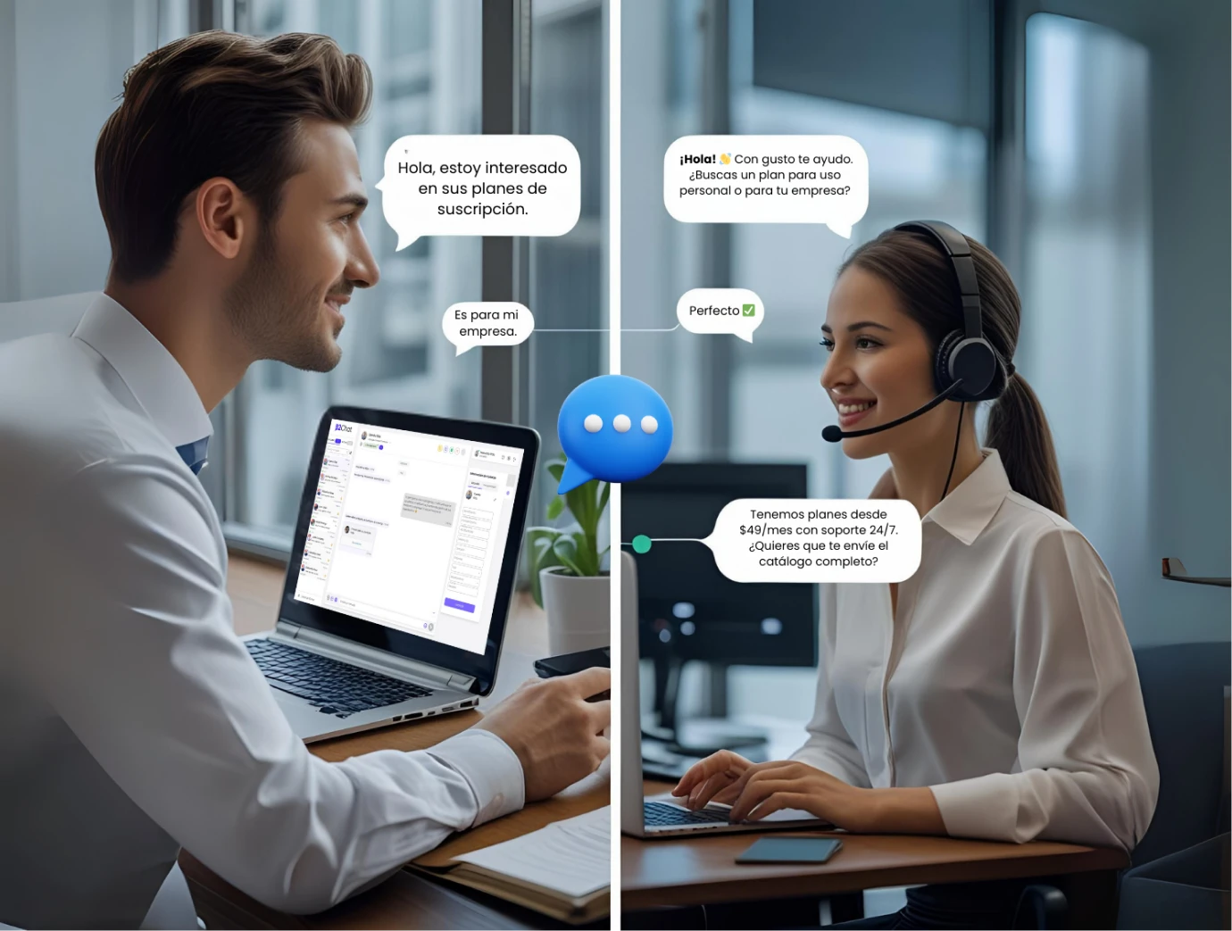 Tipos de Webchat