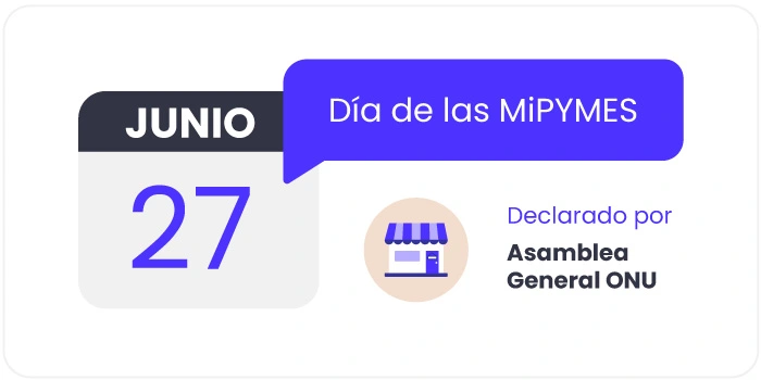 calendario con la fecha del día de las pymes