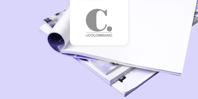 periódico y logo el colombiano