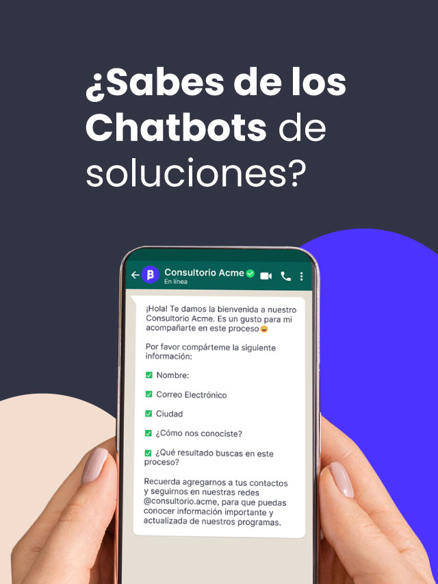 ¿Sabes de los Chatbots de soluciones?