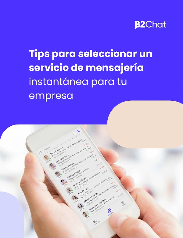 guía tips para seleccionar un servicio de mensajería instantánea