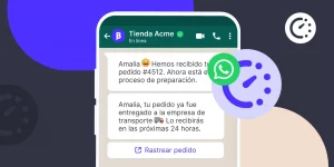 Smartphone con mensaje temporal de WhatsApp en su pantalla