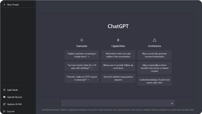Plataforma de ChatGPT
