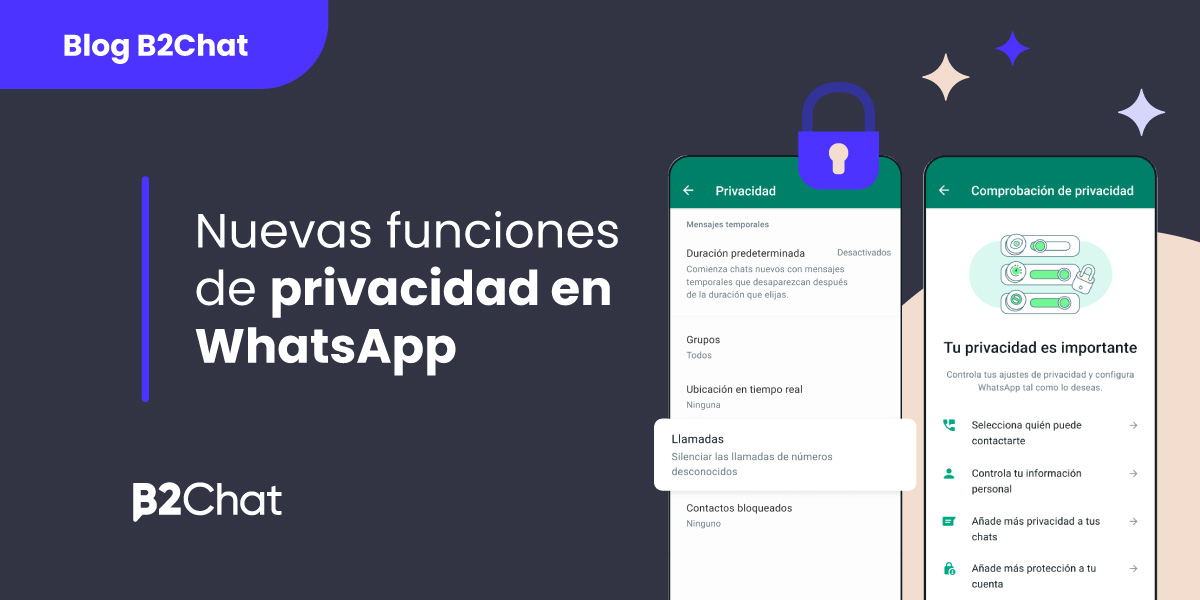 Nuevas funciones de privacidad en WhatsApp