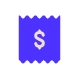 icono con el símbolo de un dólar