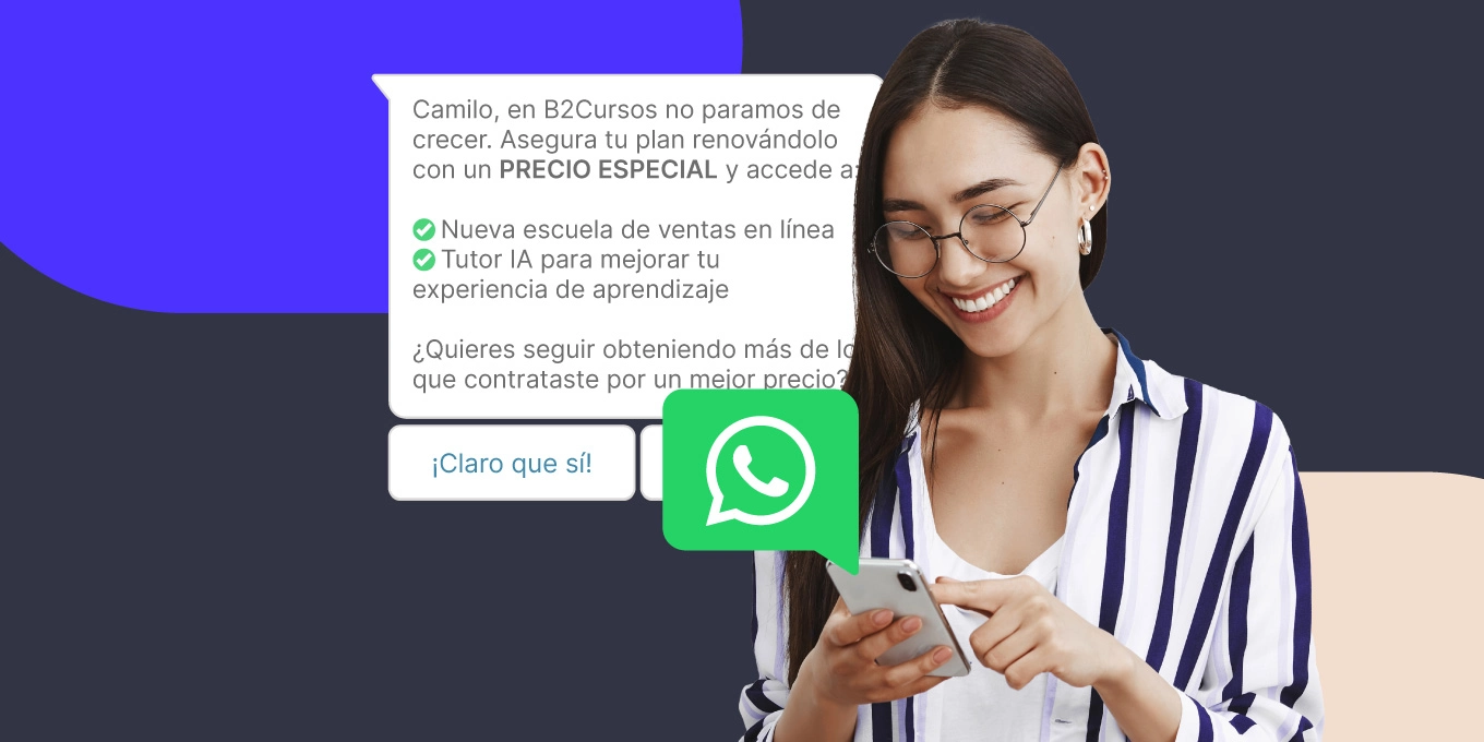 Convierte a tus clientes con WhatsApp