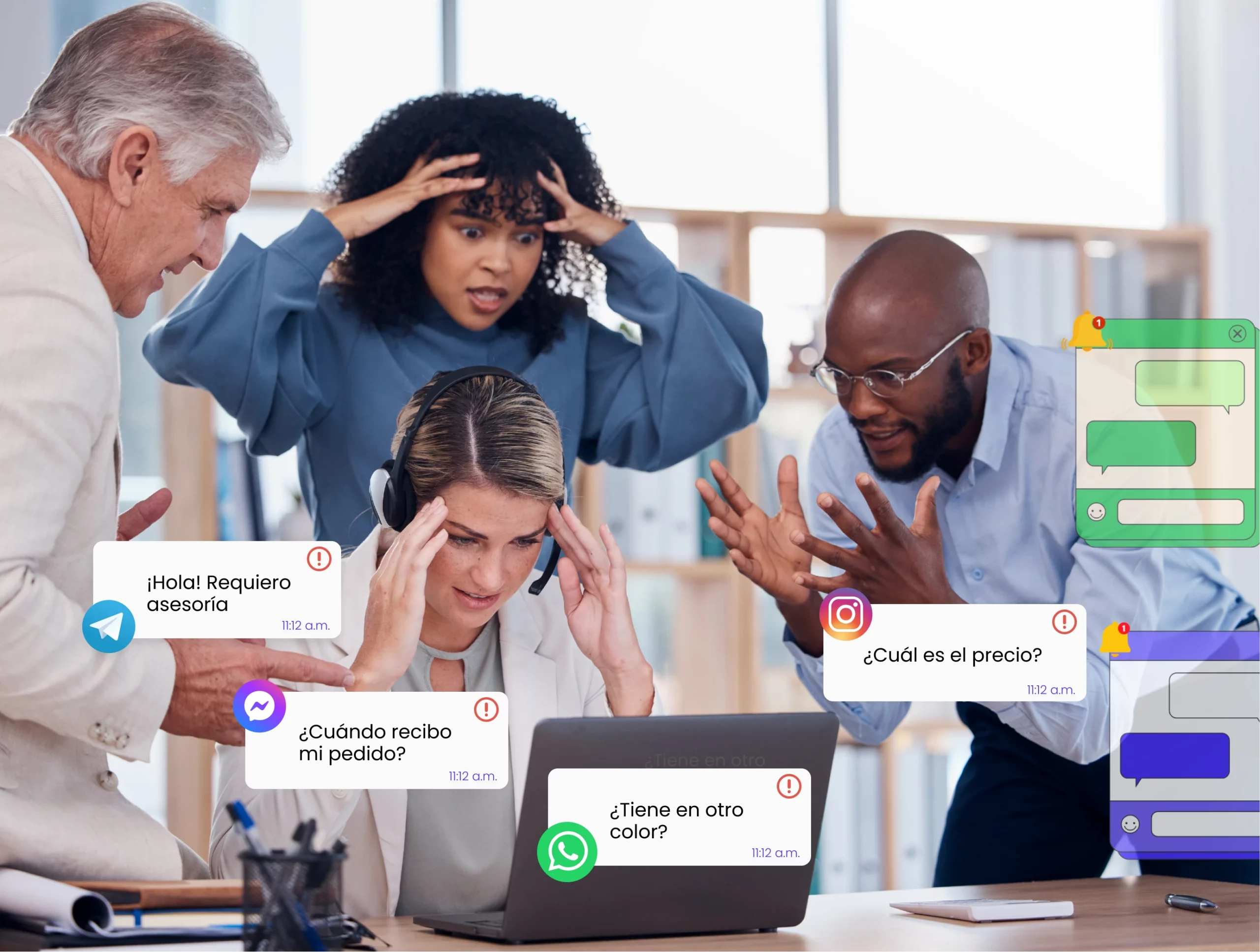 El caos de atender clientes en múltiples canales