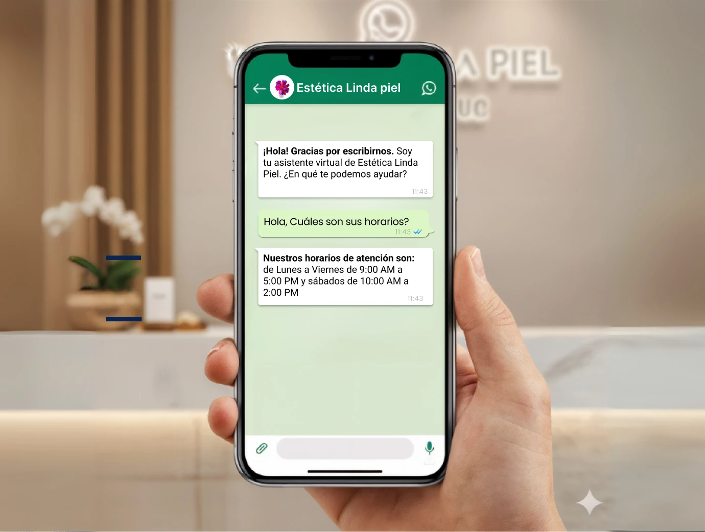 vender servicios estéticos en whatsapp