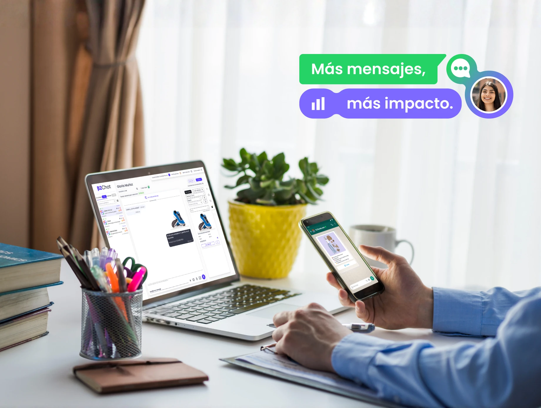 Uso de B2Chat para ventas