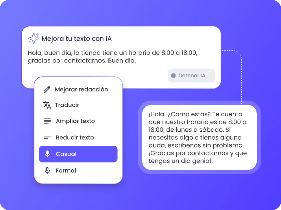 consistencia de la inteligencia artificial de b2chat