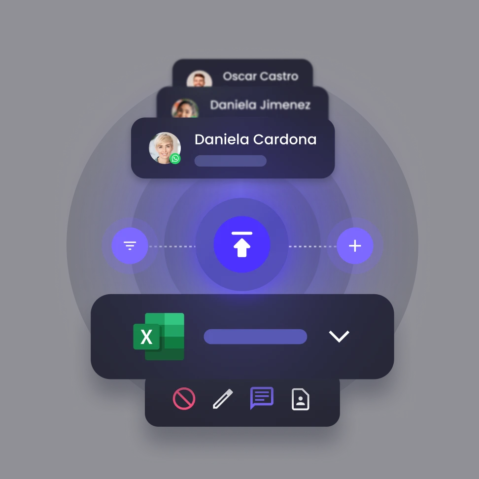contactos en un crm de whatsapp