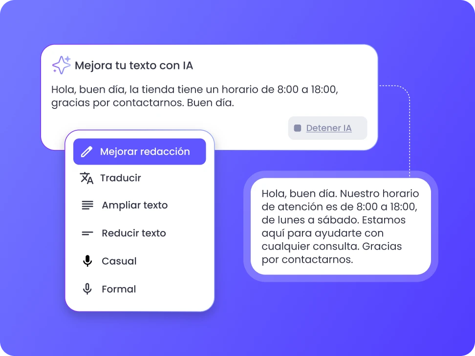 eficiencia de los agentes inteligente de b2chat