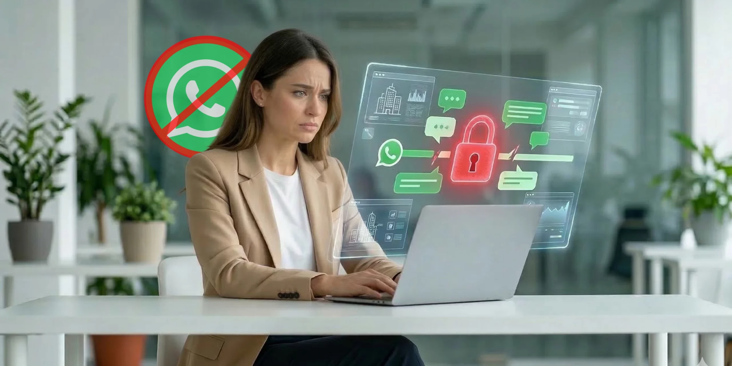 Evita bloqueos de linea en WhatsApp