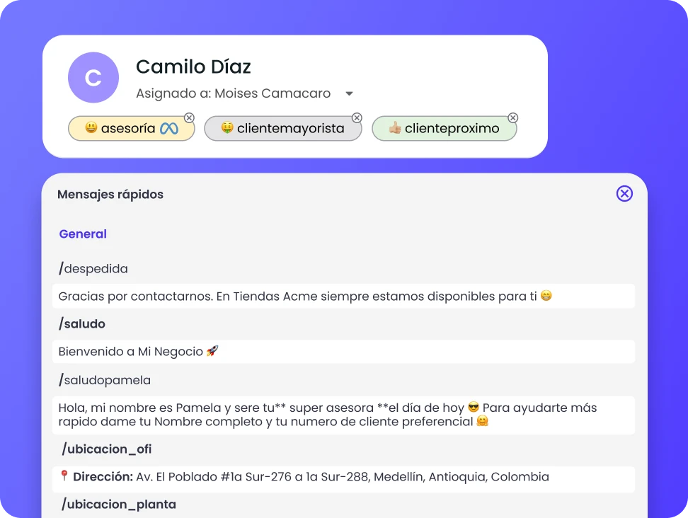 optimización de mensajes en el inbox de chats