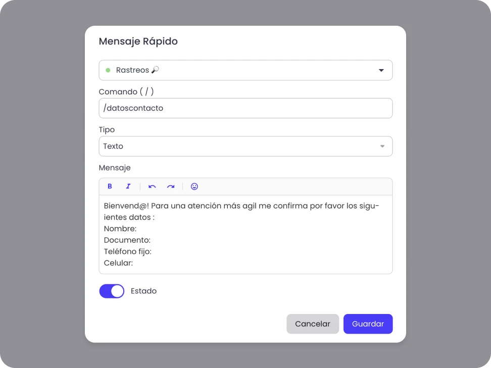 segmentación de contactos en b2chat