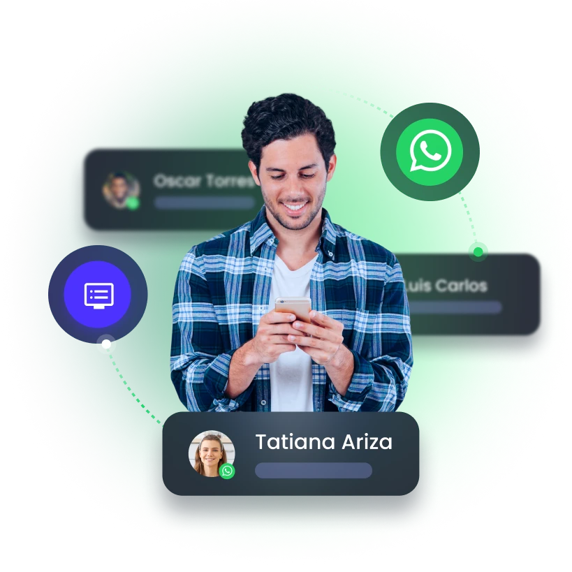 whastapp conectado a un crm con b2chat