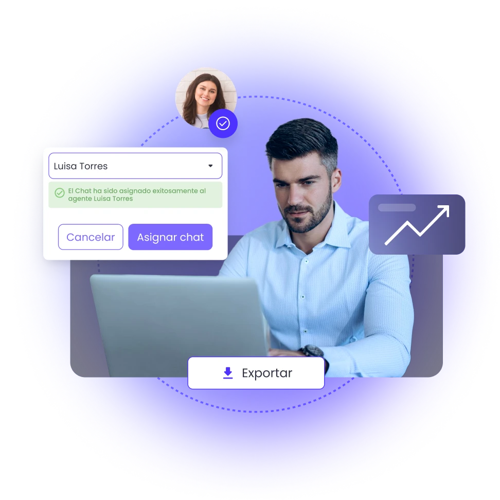 auditoria de chats y agentes en b2chat