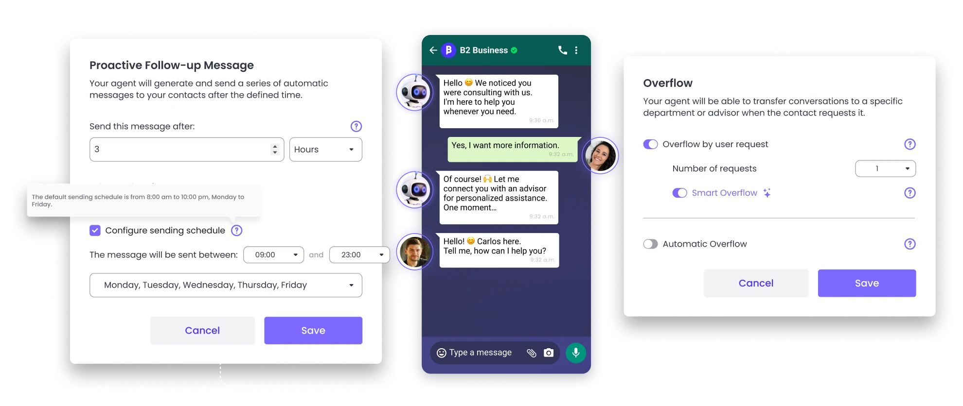 automatizaciones con b2chat