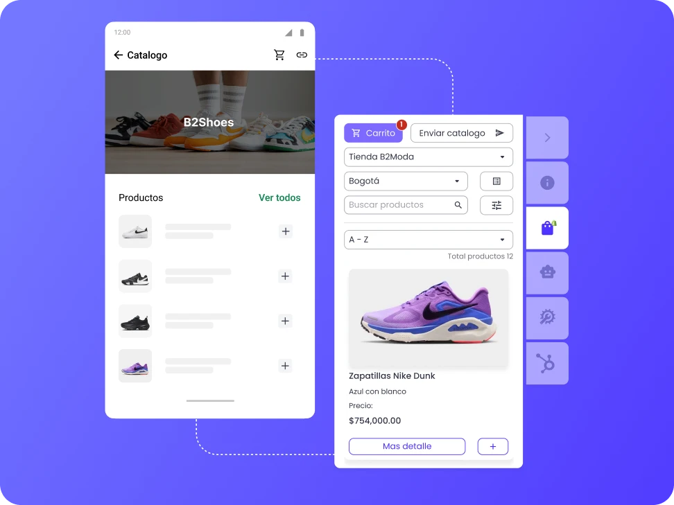catalogo de shopify en whatsapp con b2chat
