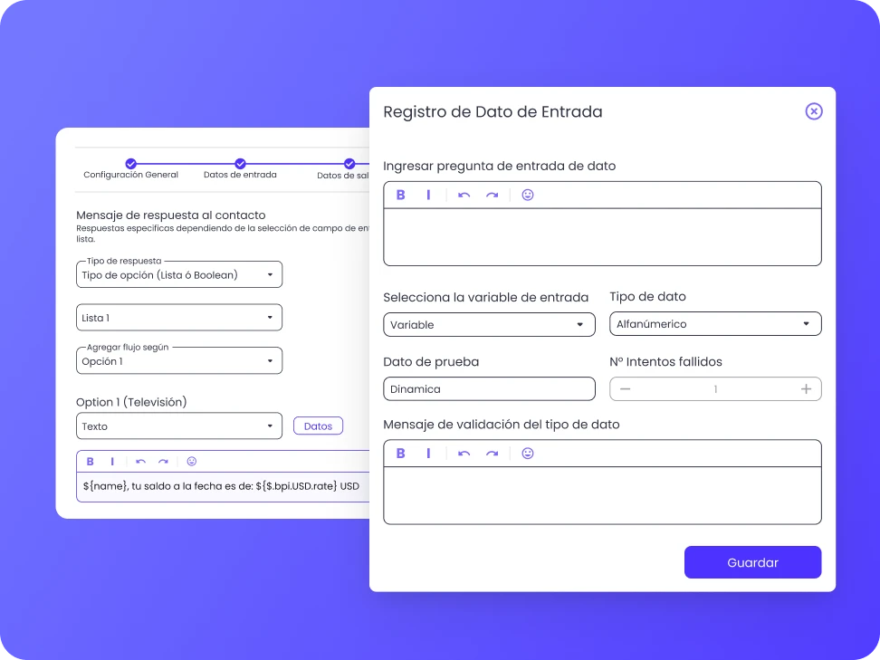 respuestas de las consultas dinámicas