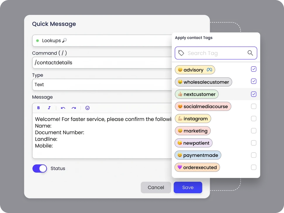segmentation crm whatsapp