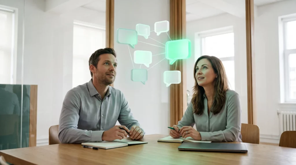 Equipo eligiendo el primer caso de uso de IA que van a automatizar